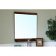 Bellaterra 203131 Solid Wood Frame Mirror- 27.6x4.7x31.6"