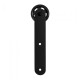 Custom Service Hardware QG.FR1304.ST3.08 Stick Strap Roller With 3 in. Wheel For Flat Track System