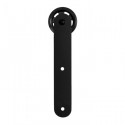 Custom Service Hardware QG.FR1304.ST3.08 Stick Strap Roller With 3 in. Wheel For Flat Track System