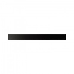 Custom Service Hardware QG.FR4004.08 Quiet Glide Flat - Rail 4', Black