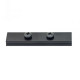 Custom Service Hardware QG.FR41.08 Flat Rail Splice Kit Black