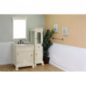 Bellaterra 205030-WH 30 In Single Sink Vanity-Wood- 30x22.5x35.5"