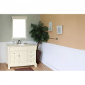 Bellaterra 205050-WH 50 In Single Sink Vanity-Wood- 50x22.5x35.5"