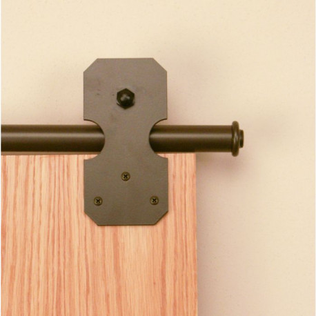 Custom Service Hardware QG.1310.NR.07-NR Notched Rectangle Hardware Short Bracket Kit Oil Rubbed Bronze