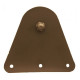 Custom Service Hardware QG.1310.T.07-NR Triangle Hardware Short Bracket Kit Oil Rubbed Bronze