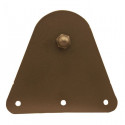 Custom Service Hardware QG.1310.T.07-NR Triangle Hardware Short Bracket Kit Oil Rubbed Bronze