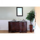 Bellaterra 603316 62 In Double Sink Vanity-Wood - 62x22x36"