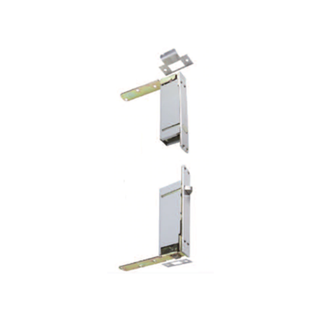 PDQ 99202 Series Includes Top Flush Bolt with Push Button Release for Wood Doors