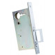 Accurate Lock & Hardware 2002CPDP Spring Loaded Edge Pull Pocket Door, 8"