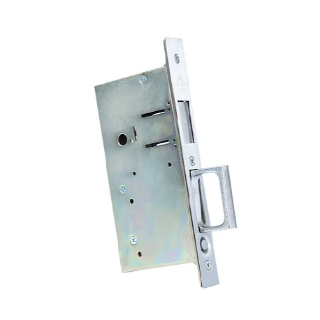 Accurate Lock & Hardware 2002CPDS-SD Pocket Door Strike w/ Edge Pull for Narrow Stiles