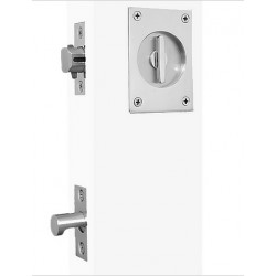 Accurate Lock & Hardware SPDTPS Sliding and Pocket Door Tubular Privacy Set