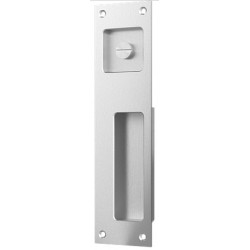Accurate Lock & Hardware FE9006E 9" Rectangular Pivacy Flush Pull w/ ER, Exposed Fasteners