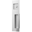 Accurate Lock & Hardware FC7346E 7-3/4" Rectangular Privacy Flush Pull w/ ER, Concealed Fasteners