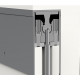 Accurate Lock & Hardware LR-SDS Ligature Resistant Sliding Door System, Door Thickness - 1-3/4", Door Width - 44"