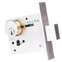 Accurate Lock & Hardware LRAL Ligature Resistant Auxiliary Lockset, High Security Mortise