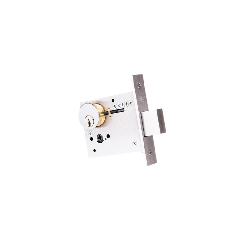 Accurate Lock & Hardware LR 7200SEC Ligature Resistant High Security Auxiliary Lockset, For 1-3/4