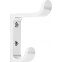 Peter Pepper 2001 Hat And Coat Hook, Finish - Polished Aluminum, Natural Anodized