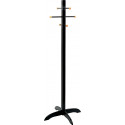 Peter Pepper 2113 Coat Tree With 6 Black Wood Arms and Tips