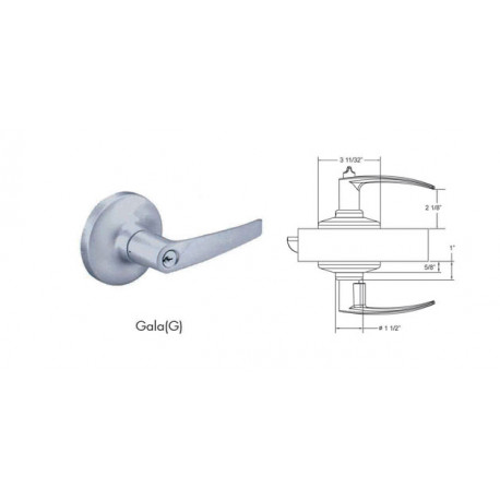 TownSteel CEI series Grade 1, Non-Clutched - Extra Heavy duty Cylindrical - Small Format I.C.