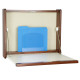Peter Pepper 4800 Express Desk Fold-Down Wall Desks Soft White Laminate Interior