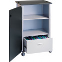 Peter Pepper 7970 Wheelies Mobile File & Storage W/ 1 hinged locking door 1 adjustable shelf