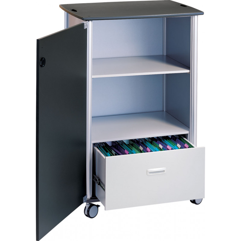 Peter Pepper 7990 Mobile File And Storage Locking storage With 1 Hinged Door