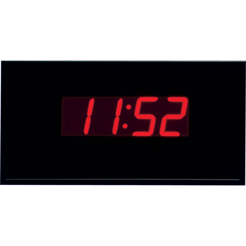 Peter Pepper Z18 Segmented LED Standard Electronic Digital Clock Graphite Anodized Aluminum