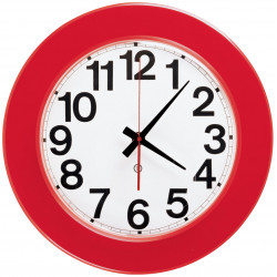Peter Pepper 400P 12-3/4" Diameter Clock with Acrylic Cover