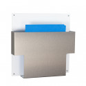Peter Pepper 4151H Medical File Chart Holders Front: Brushed Stainless | Back: White