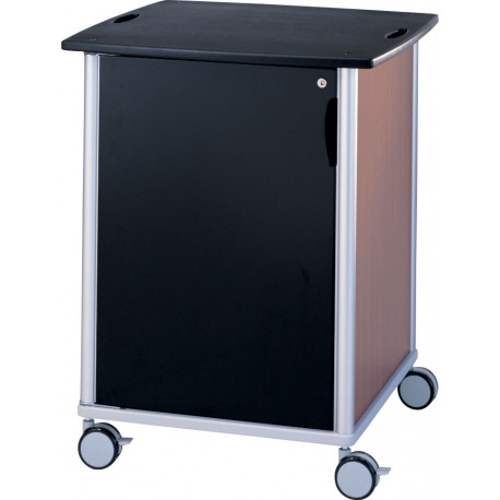 Peter Pepper 7925 20"w Wheelies Equipment Cart With 1 Hinged Locking Door And 1 Adjustable Shelf