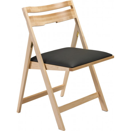 Peter Pepper SCOOOP-UP Folding Chair W/Upholstered Seat