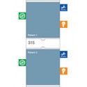  DP16-EMB-OTSU-LOGC Icon Healthcare Alert Dual Occupancy Sign W/8 Icon Tabs per patient