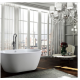 Bellaterra BA68 59 inch Freestanding Bathtub in Glossy White