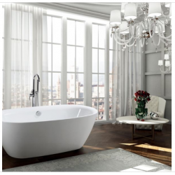 Bellaterra BA6831 Palermo 67 inch Freestanding Bathtub in Glossy White