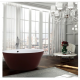 Bellaterra BA6832RD Prato 59 inch Freestanding Bathtub in Glossy Red
