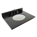 Bellaterra 430001-31GYOCR 31" Granite Top With Oval Sink