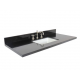 Bellaterra 430002-49 49" Granite Top With Rectangle Sink