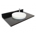 Bellaterra 430003-37 37" Granite Top With Round Sink