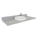 Bellaterra 430003-49 49" Granite Top With Round Sink