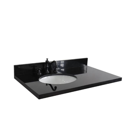 Bellaterra 430001-37L 37" Countertop And Single Oval Left Sink