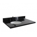 Bellaterra 430001-37LWMONS 37" Countertop And Single Oval Left Sink