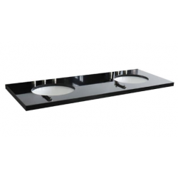 Bellaterra 430001-61D 61" Countertop And Double Oval Sink