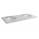 Bellaterra 430001-61D 61" Countertop And Double Oval Sink