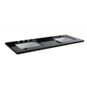 Bellaterra 430002-61DWERNS 61" Countertop And Double Rectangle Sink