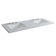 Bellaterra 430002-61D 61" Countertop And Double Rectangle Sink