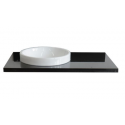 Bellaterra 430003-37LWERDCR 37" Countertop And Single Round Left Sink