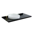 Bellaterra 430003-43LWERDCR 43" Countertop And Single Round Left Sink