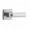 Kwikset 740VDL 282-829 Entry Vedani Lever, Entrance with SmartKey Cylinder with Six Way Adjustable, Satin Chrome