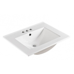 Bellaterra 302418 24 in. Single Sink Ceramic Top