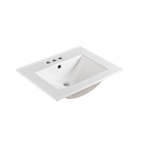 Bellaterra 302418 24 in. Single Sink Ceramic Top